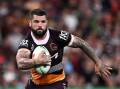 Brisbane captain Adam Reynolds is aiming for a round eight return from injury against Wests Tigers. (Dave Hunt/AAP PHOTOS)