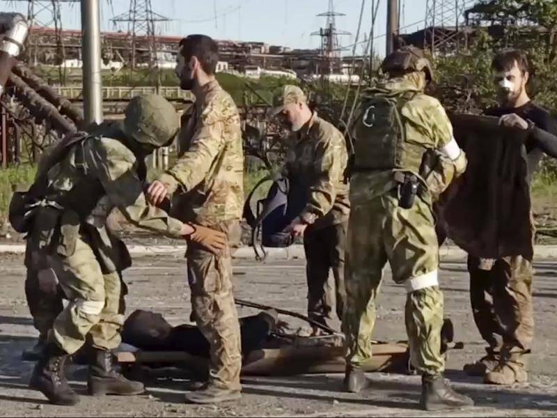 Three foreign fighters, two Britons and a Moroccan, were captured by Russian forces in April. (file)
