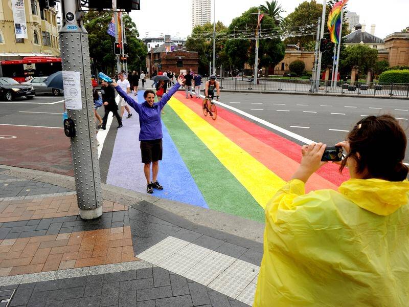 A new rainbow crossing will replace this original one painted on Oxford Street in 2013.