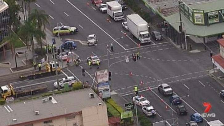 A serious accident has closed lanes at Windsor on Thursday afternoon. Photo: Supplied