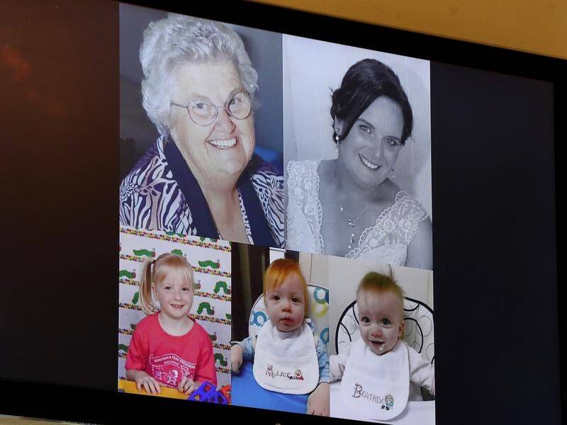 Beverley Quinn, her daughter Mara Harvey and three grandchildren were murdered last September.