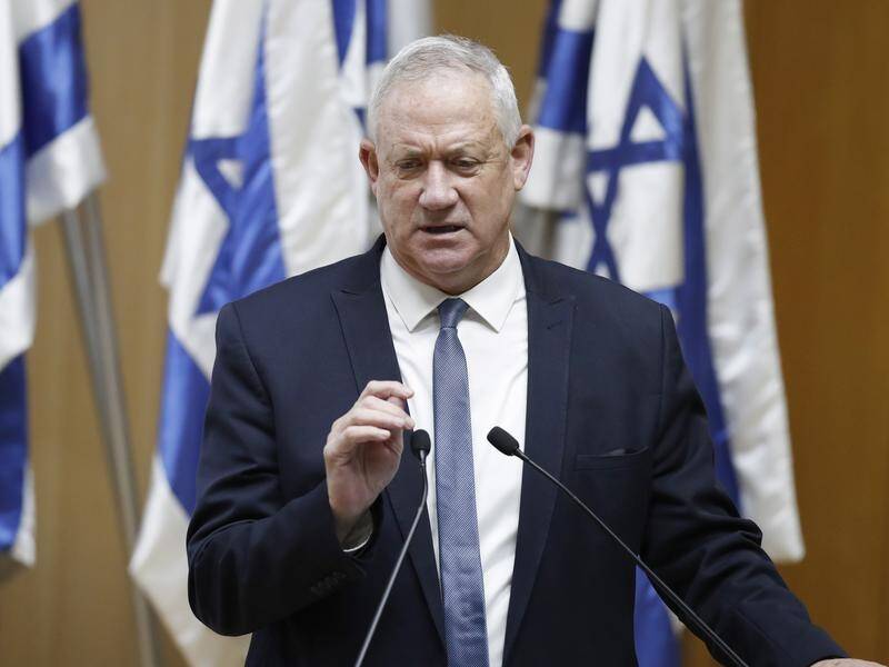 Defence Minster Benny Gantz says the targeting of Israeli jets by Russia was a "one-off incident". (EPA PHOTO)