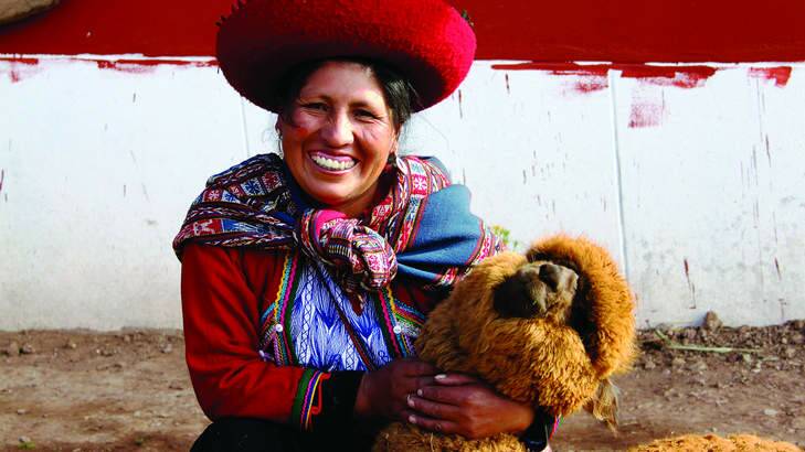 A local woman from the Sacred Valley, Peru.