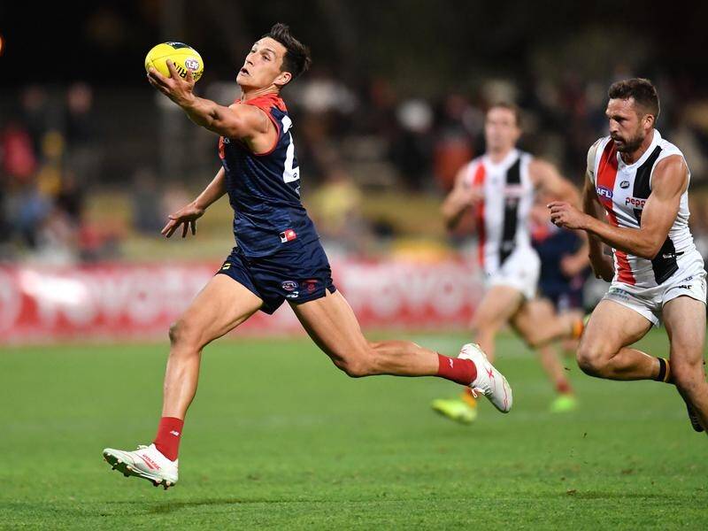 Melbourne forward Sam Weideman has inked a new two-year deal with the 2021 AFL grand finalists.