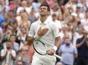 Novak Djokovic set a new record as he successfully opened his title defence at Wimbledon.