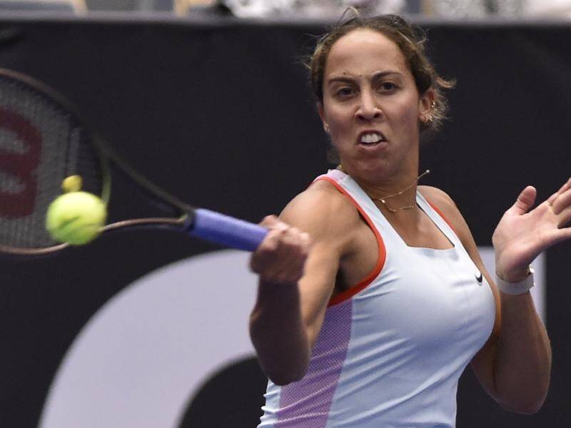 American Madison Keys won't participate at the WTA Finals after her last-16 elimination in Mexico. (AP PHOTO)