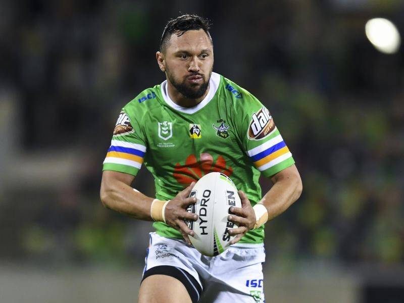Jordan Rapana was missing when Canberra held a fan day, fuelling speculation of his switch to rugby.