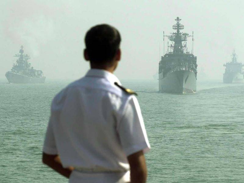 India is sending a naval task force to the South China Sea.