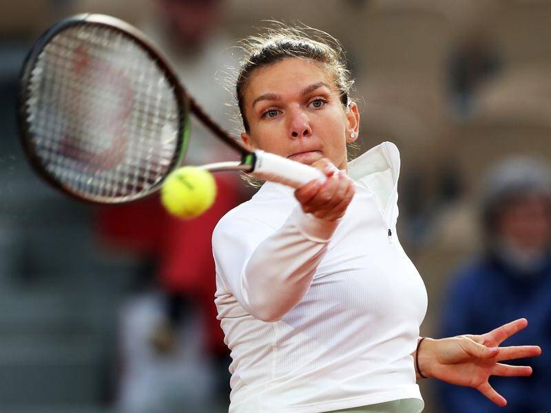 Romania's Simona Halep has defeated Germany's Nastasja Schunk in the French Open first round.