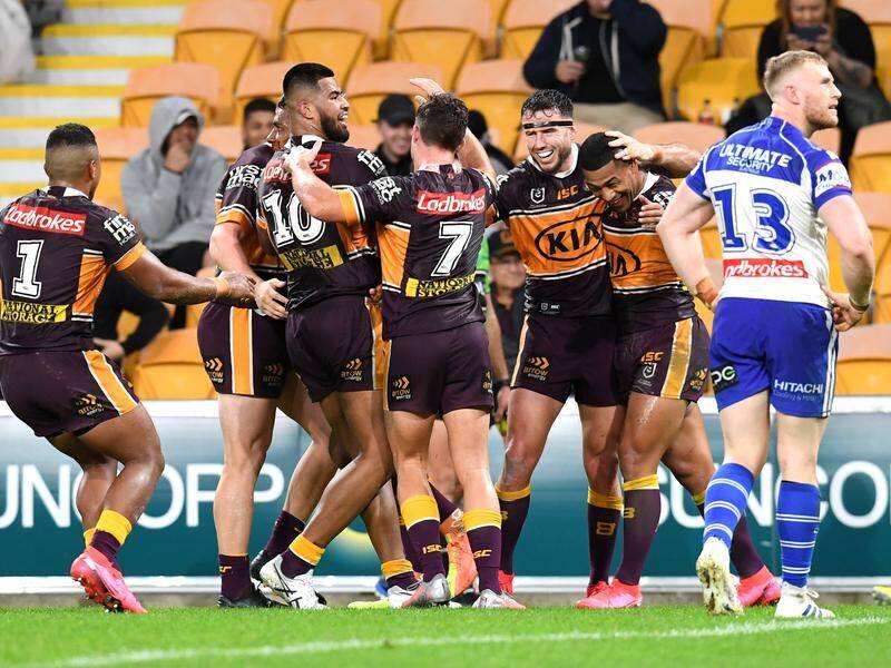 Brisbane have ended a six-game losing streak with a 26-8 NRL win over struggling Canterbury.