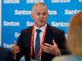 Santos chief Kevin Gallagher says demand for its products remains strong, despite a fall in profits. (Matt Turner/AAP PHOTOS)