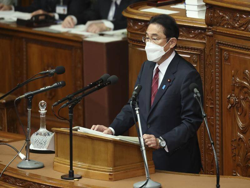 PM Fumio Kishida has vowed to strengthen Japan's defences as it deals with an assertive China.