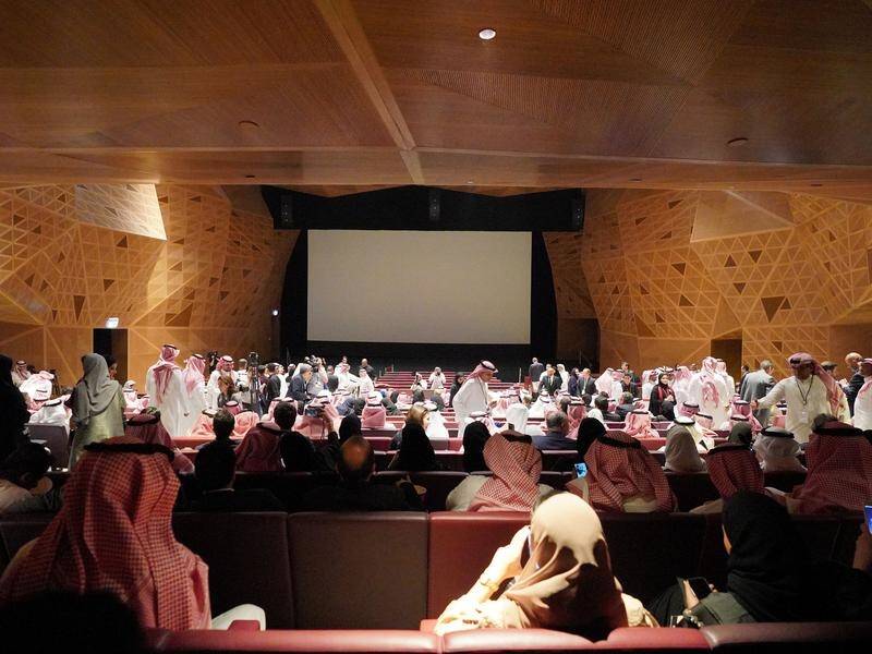 Saudi Arabia has screened blockbuster 'Black Panther', ending a decades old ban on public cinema.