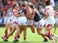 The Sydney Roosters and St George Illawarra NRLW teams will be the first to play at Allianz Stadium. (Pat Hoelscher/AAP PHOTOS)