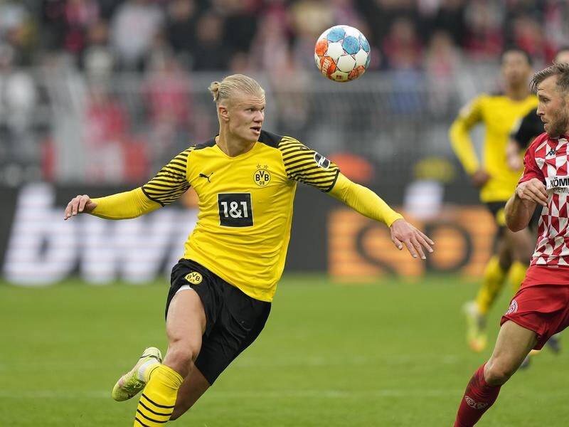 Erling Haaland has bagged a double in Borussia Dortmund's 3-1 Bundesliga win over Mainz.