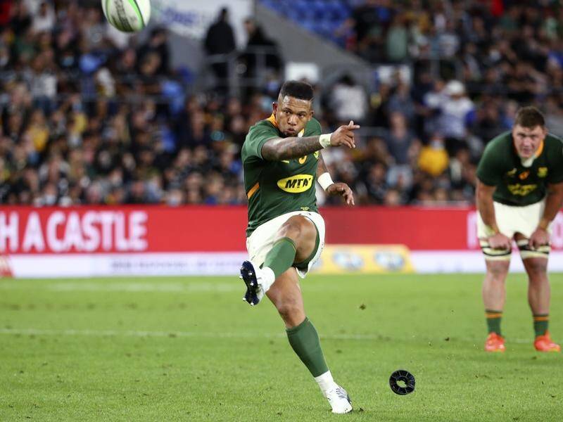 Elton Jantjies has been given the kicking duties for South Africa against Wales.