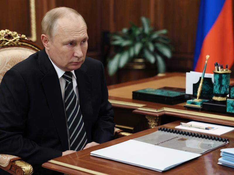 Vladimir Putin has signed four constitutional laws on the entry of Ukrainian regions into Russia. (AP PHOTO)