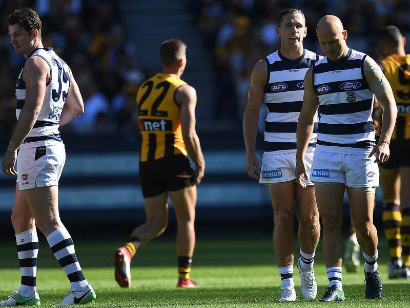 Geelong say they're blessed to have Patrick Dangerfield, Joel Selwood and Gary Ablett (L-R).