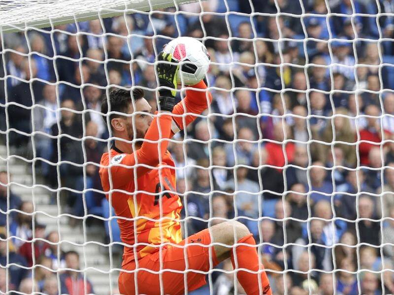 Spurs keeper Hugo Lloris was injured in his side's 3-0 Premier League defeat at Brighton.