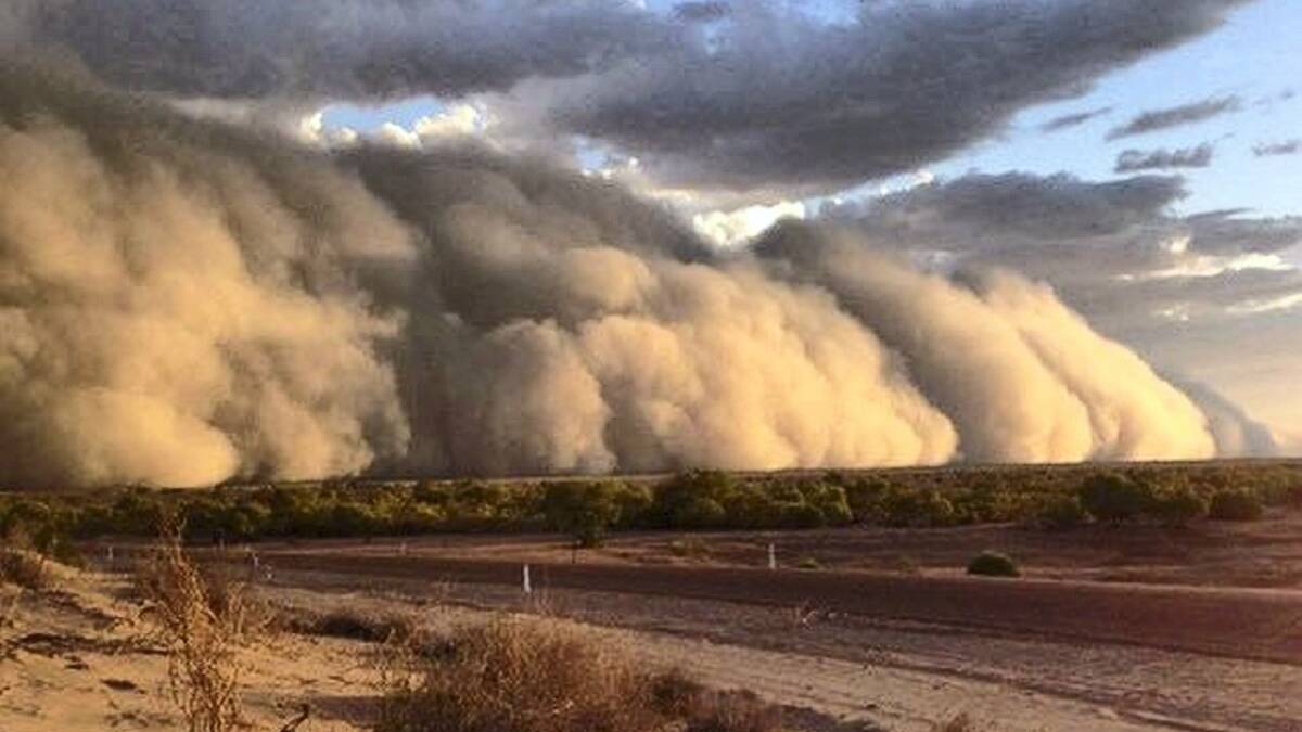 Dust storm goes viral