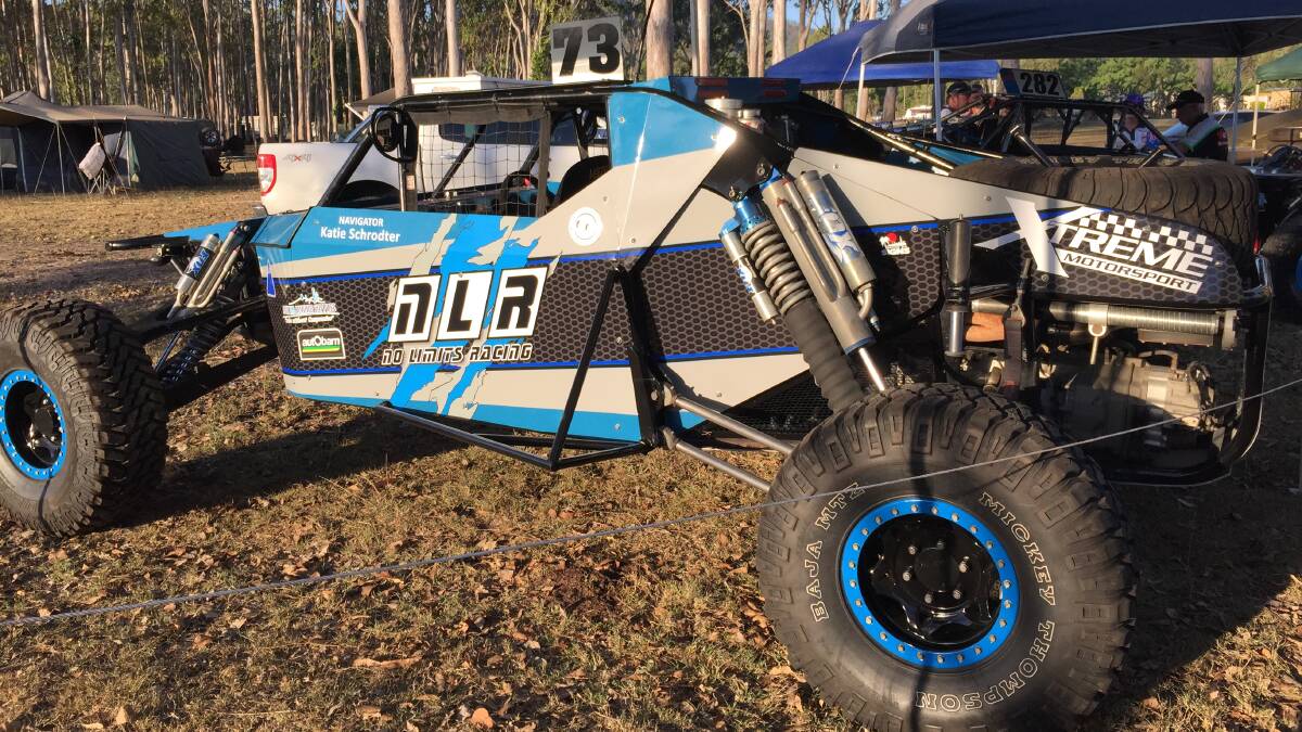 NLR Pro Buggy #73 parked in the pits at the Mackay Retreat.