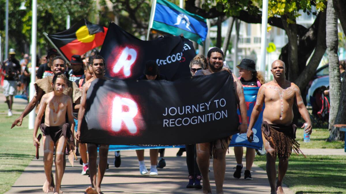ON THE ROAD: The Recognition Relay sets out on the long journey from Townsville.