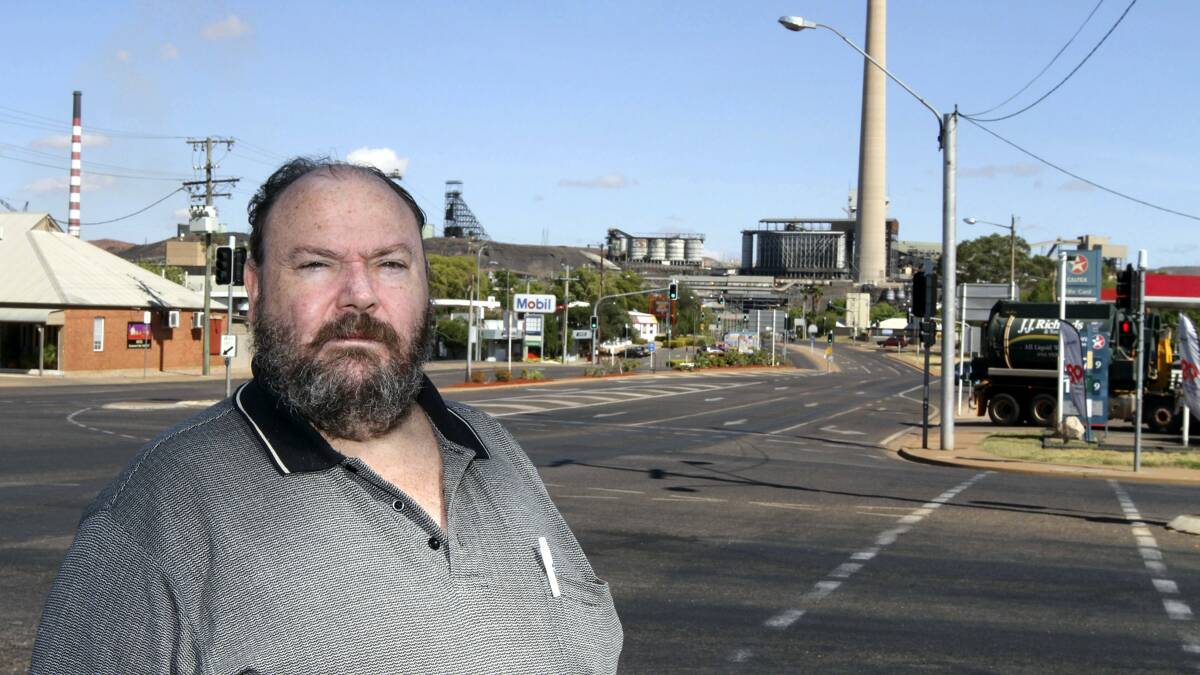 REROUTE: Barry Byrne wants the Mount Isa City Council to consider building a bypass.