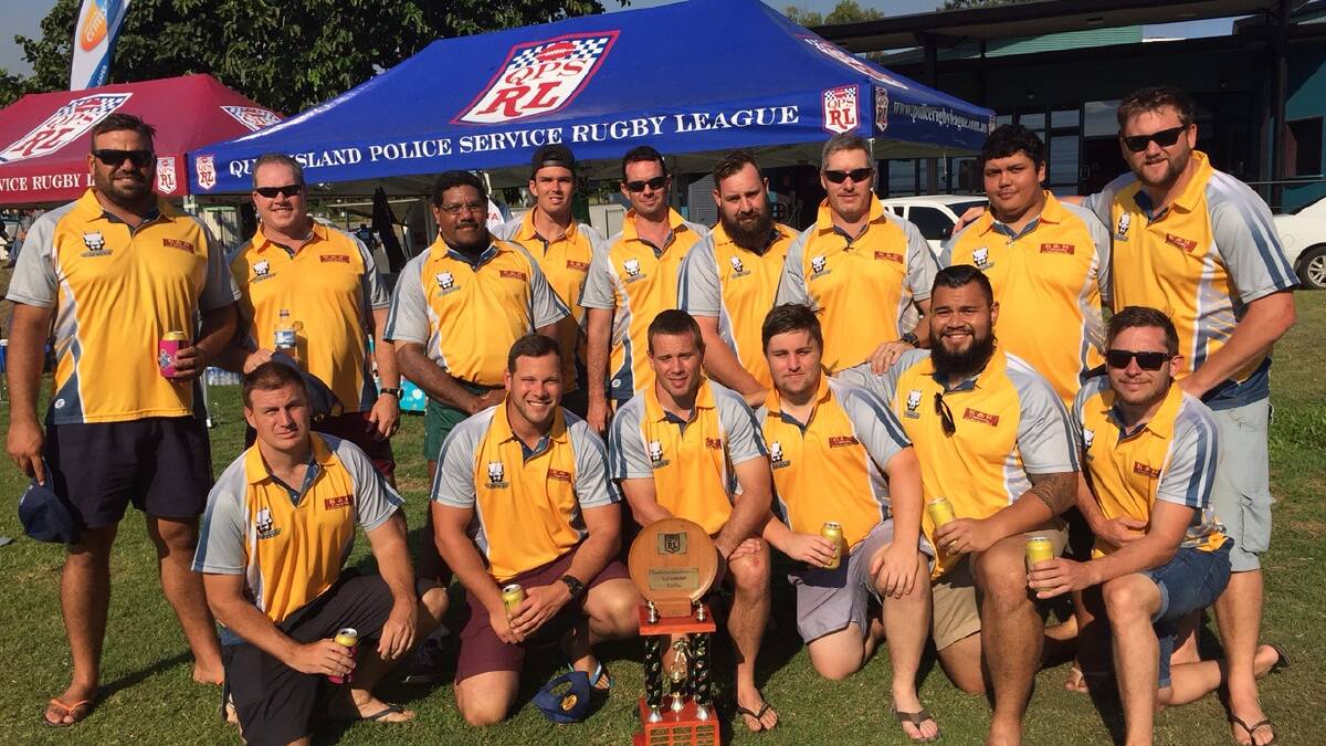 Winners of the 2015 Queensland Police Service Rugby League State Championships - Mount Isa Mongrels Police Rugby League.
