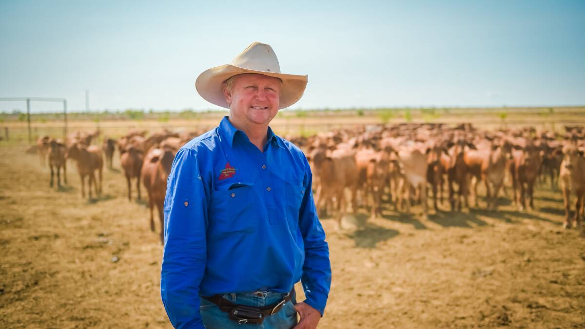 STATION MANAGER: Michael Crisp, Lorraine Station manager, 250km north of Cloncurry, said the feedlot, managed by his son Luke, could be hard to make profitable. Photos - Kelly Butterworth.