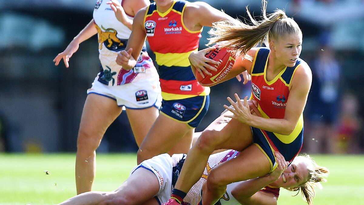 The rise of the AFLW is evidence of an increase in the recognition of and investment in women's sport - but there's still much more to be done. Picture: Getty Images