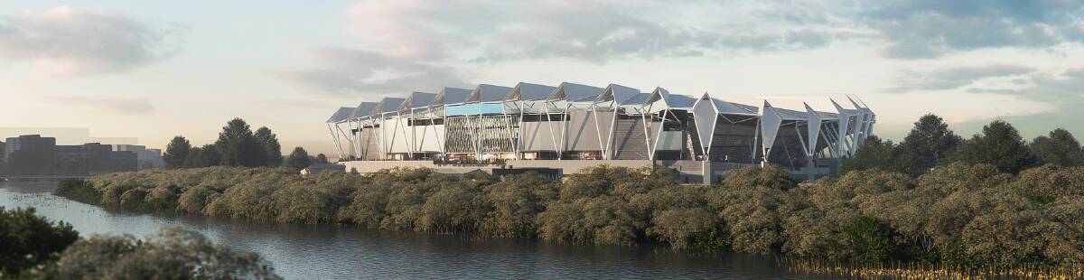 Construction of the new North Queensland Stadium is well and truly under way. Photo - North Queensland Stadium.