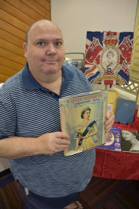LOYAL TO ROYALS: Barry Byrne hosted his annual Queen's Birthday morning tea at the Mount Isa Library on Monday.