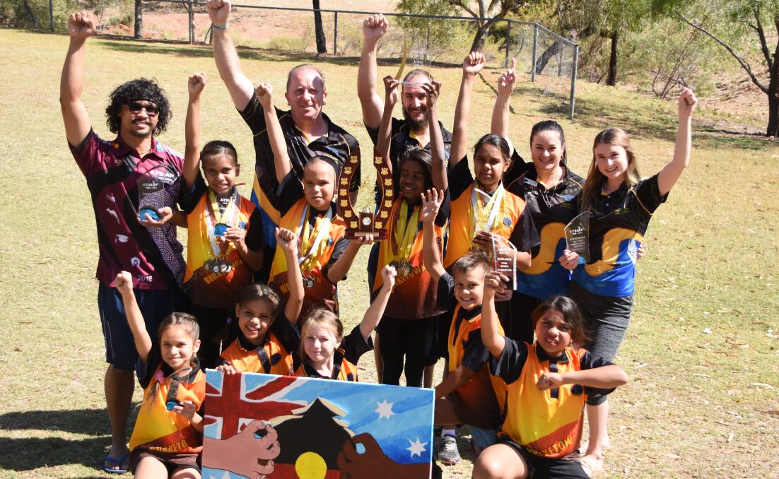The Burketown team had a lot of support from their peers and teachers. 