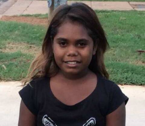 The girl (pictured) was last seen yesterday afternoon at a Darling Crescent residence.