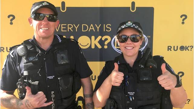Mount Isa Police recognised how important it is to check in on each other. Picture: supplied. 