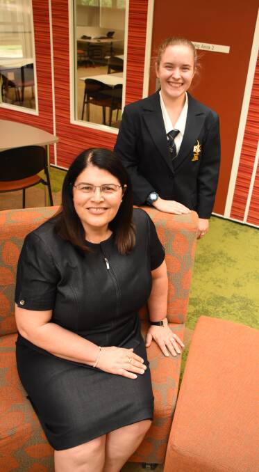 FUNDING BOOST: Traeger’s youth member Helena Fricke welcomed education minister Grace Grace to town this week. Picture: Lydia Lynch. 