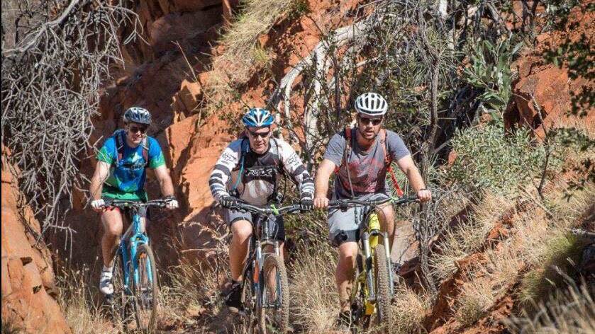 RACE READY: Riders must navigate a gruelling track consisting of 55km of rugged terrain.
