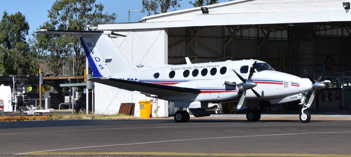 RFDS AIRCRAFT: The King Air plane has transported many patients from remote and rural areas around Queensland. Photo: Lydia Lynch