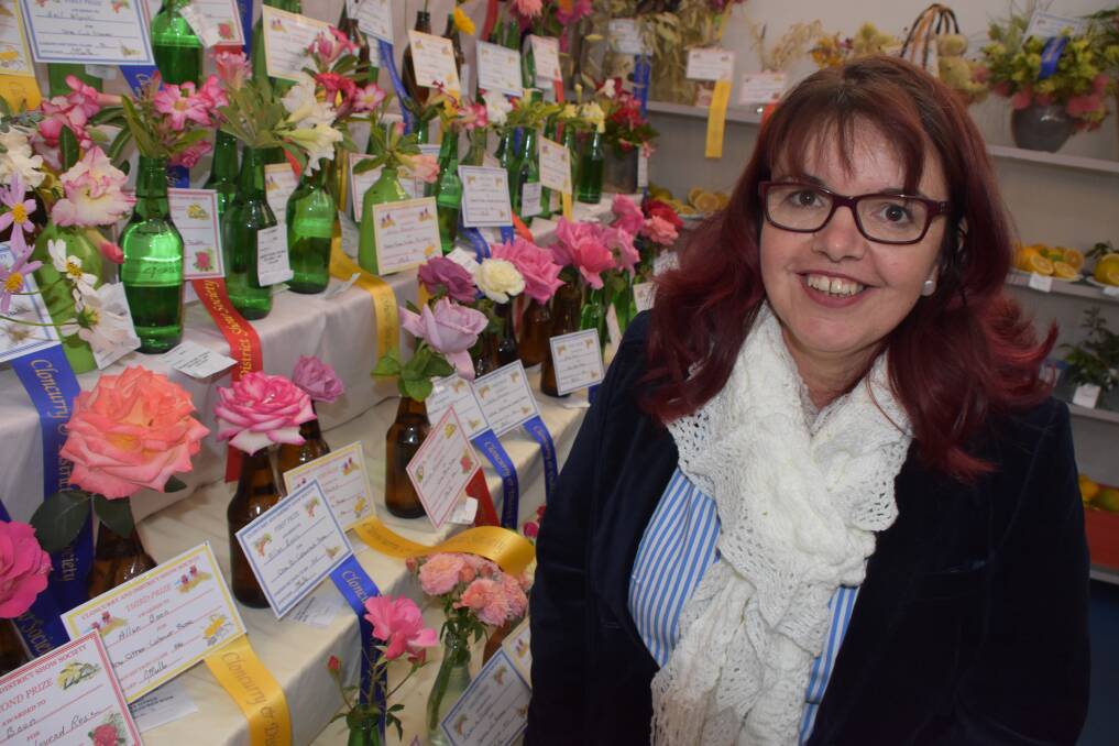 FUNDING BOOST: Cloncurry councillor Vicky Campbell said the arts and horticultural pavilion was the real star of this year's Cloncurry Show. Picture: Lydia Lynch.