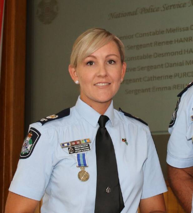 Senior Sergeant Renee Hanrahan has been named a recipient of the Australian Police Medal. Picture: supplied. 