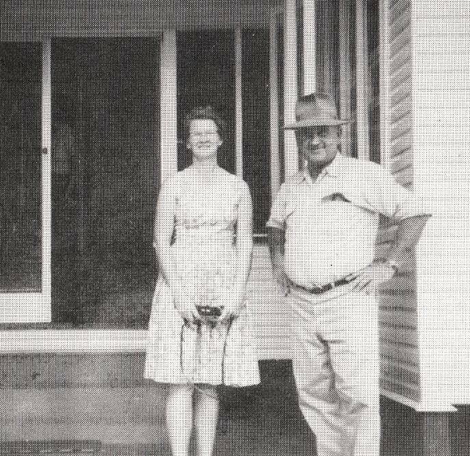 Husband and wife: Ada Miller (born in Camooweal in 1927) and her husband Robey Miller, former managers at Rocklands Station.