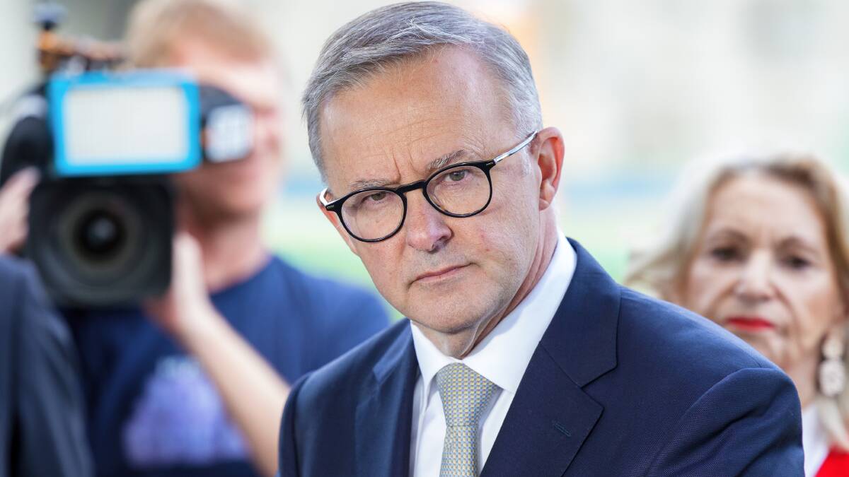 Anthony Albanese is channeling pop star Taylor Swift as he attempts to move on from his gaffe on the opening day of the federal election campaign. Picture: Sitthixay Ditthavong