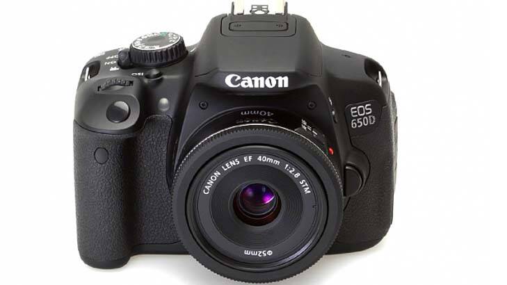 The Cannon EOS 650D as sold in Australia.
