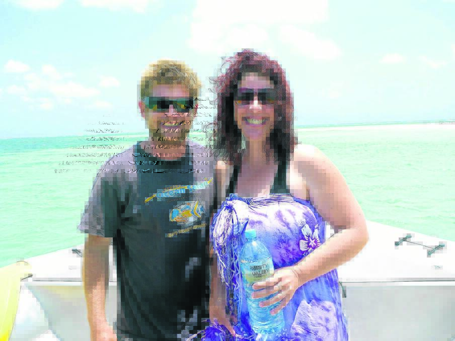 OCEAN SAFARI: The author with Bryn Jones, tour guide and snorkelling instructor for Ocean Safari.