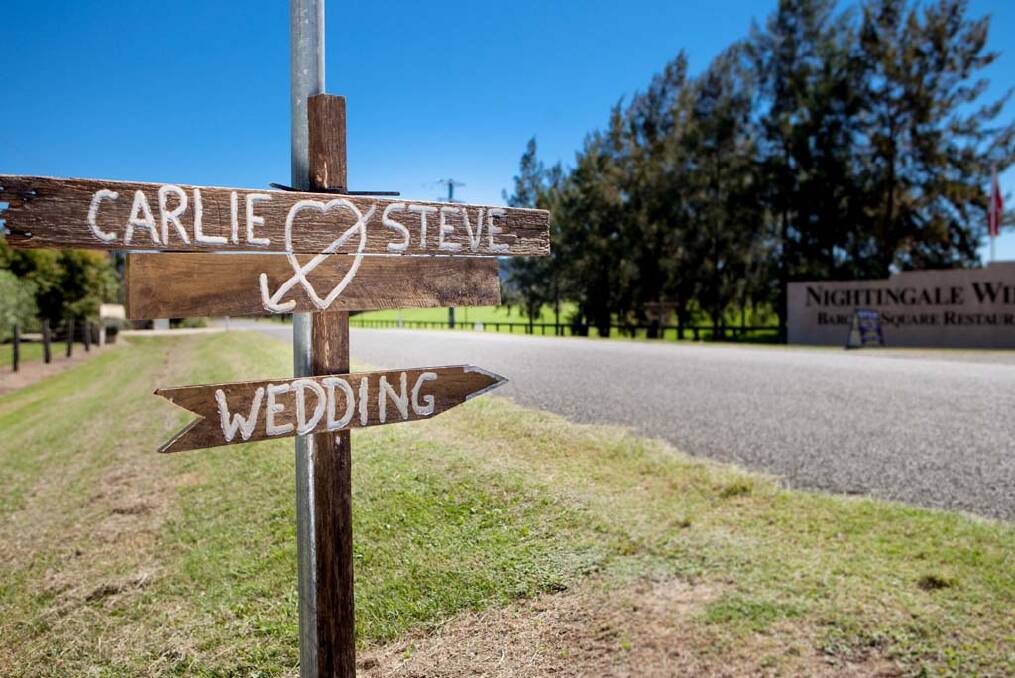 Scenes from Carlie Siviour and Steven Bravey's wedding.