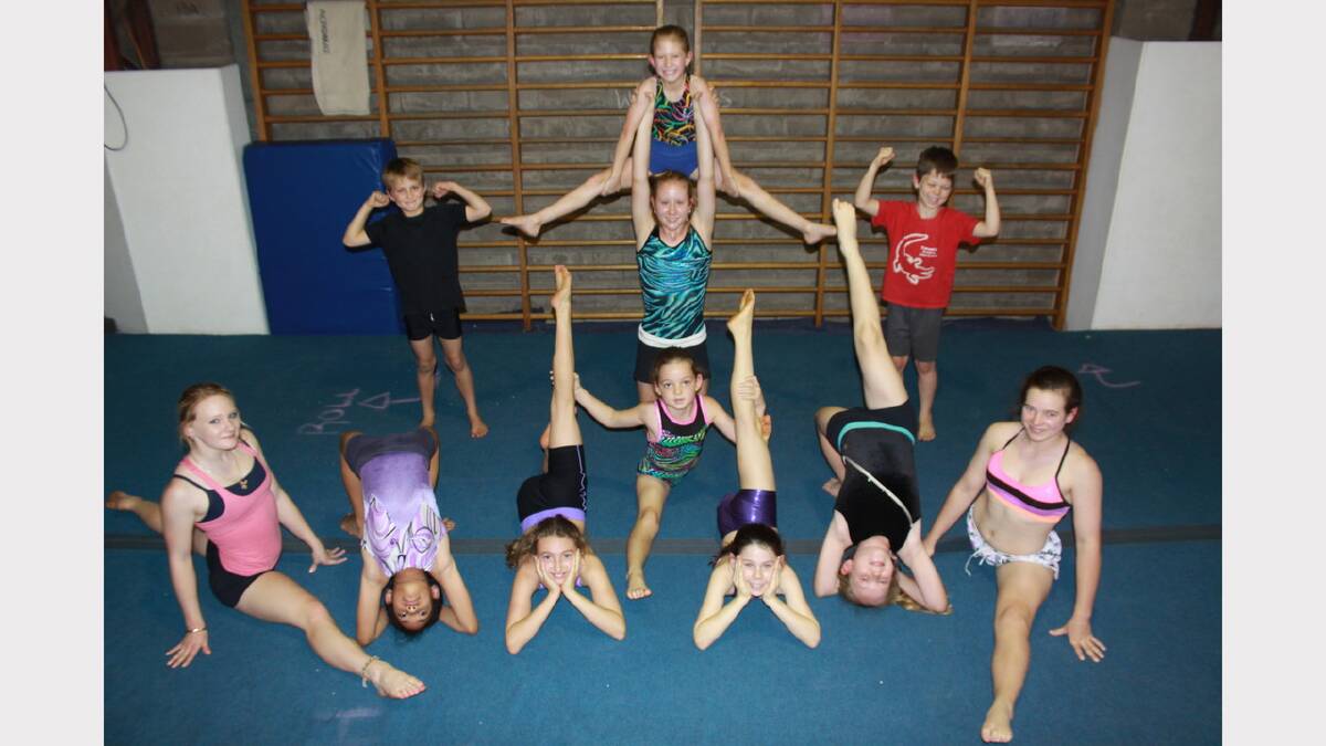  The North West Gymnastics club will take a group of 28 competitors to the coast for the Tropical Townsville Invitational. The club has ramped up preparations over the school holidays.Picture: KEAGAN RYAN/8511