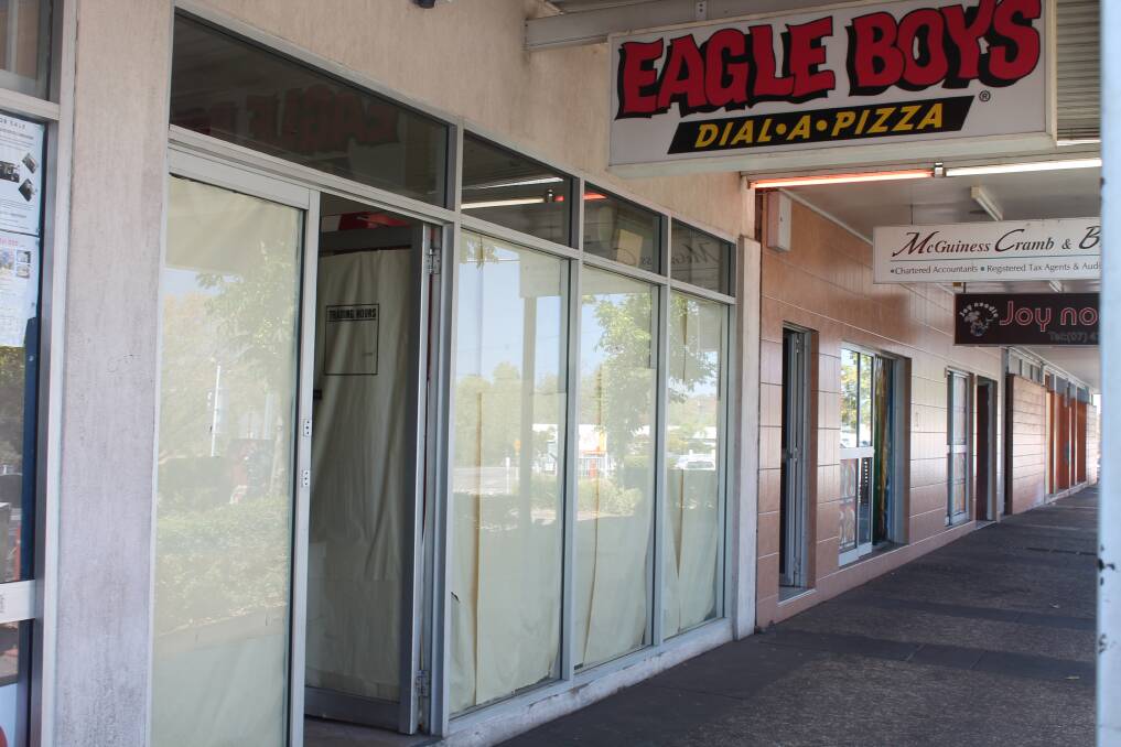 PIZZA TAKEOVER: Pizza Capers will open this month in the space previously occupied by Eagle Boys Pizza in West Street. – Picture: JASMINE BARBER/7697
